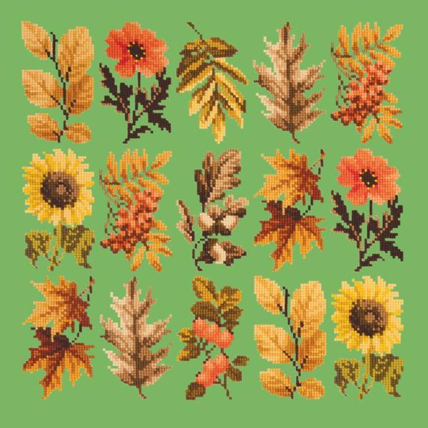 Millefleur Autumn Kits Elizabeth Bradley Design Grass Green - 5