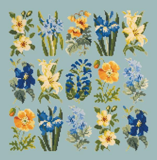 Millefleur Summer Kits Elizabeth Bradley Design Pale Blue