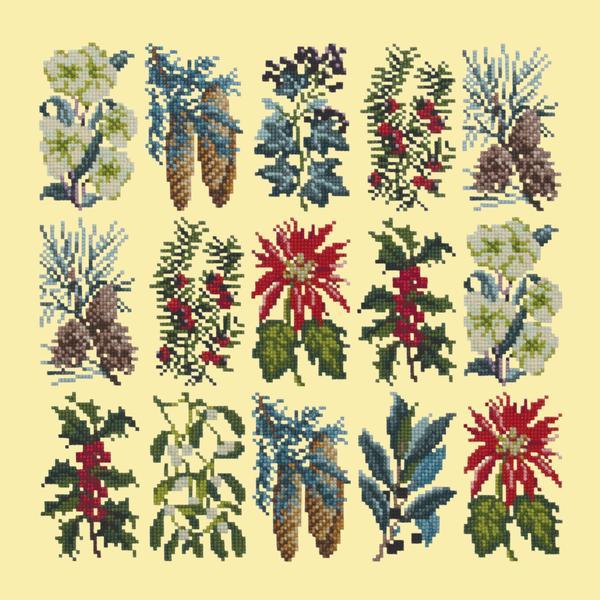 Millefleur Winter Kits Elizabeth Bradley Design Butter Yellow