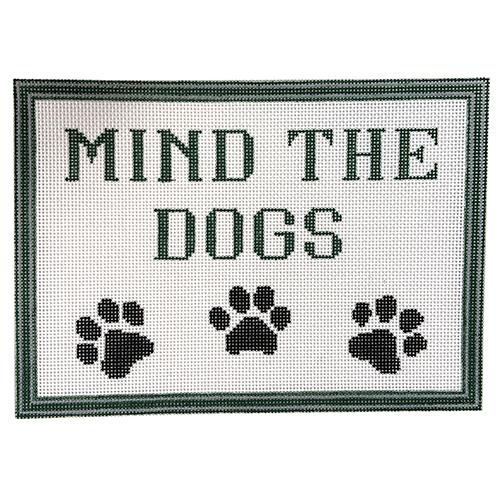 Mind The Dogs Painted Canvas PIP & Roo
