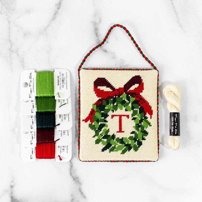 Monogram Wreath with Bow Kit Kits KCN Designers