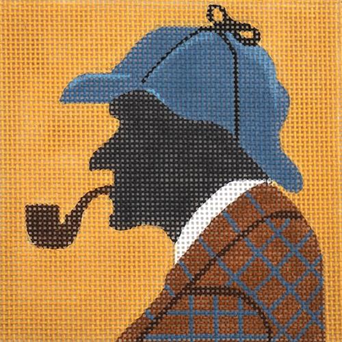 Movie Coaster Sherlock Painted Canvas Melissa Prince Designs - 1