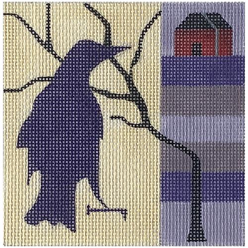 Movie Coaster The Birds Painted Canvas Melissa Prince Designs - 1
