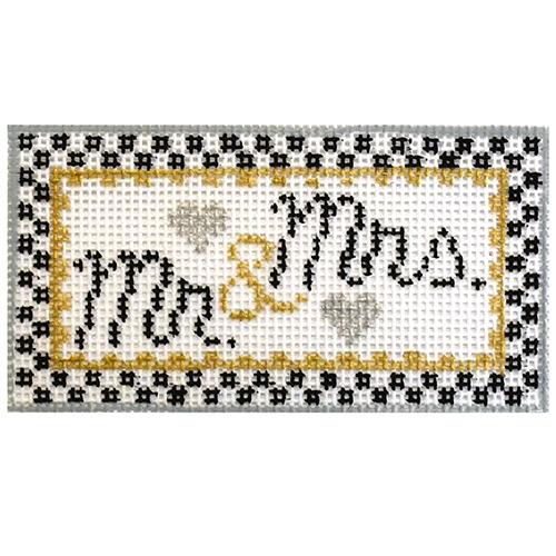 Mr. & Mrs. Painted Canvas Kathy Schenkel Designs - 1
