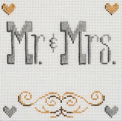 Mr. & Mrs. Painted Canvas Patti Mann - 1