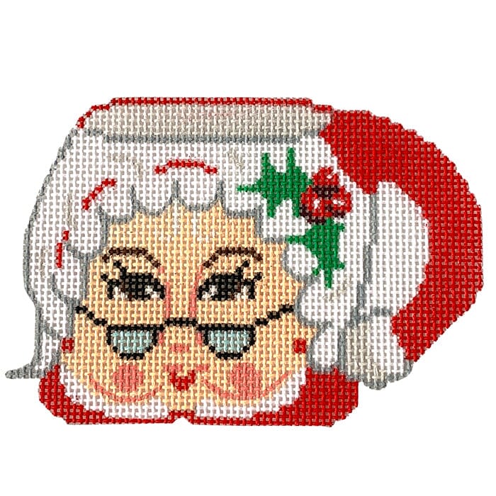 Mrs. Claus Mug Painted Canvas Jessica Tongel Designs - 1