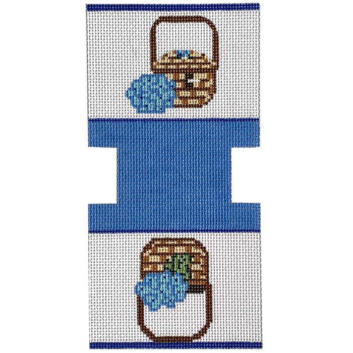 Nantucket Basket Painted Canvas CBK Needlepoint Collections - 1