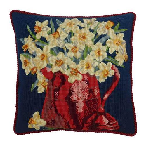Narcissi Pot Needlepoint Kit Kits Elizabeth Bradley Design