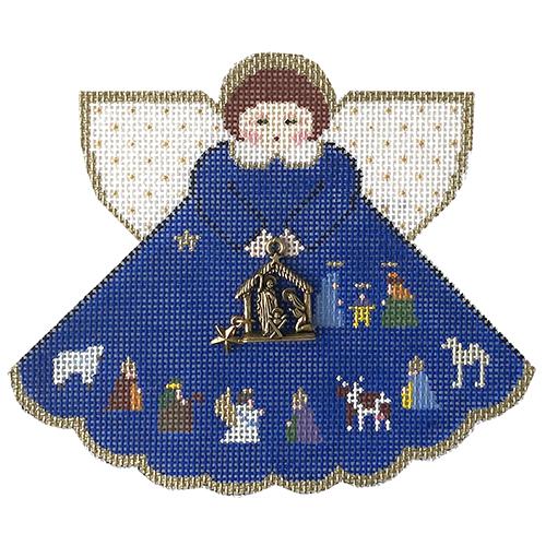 Nativity Angel Painted Canvas Painted Pony Designs - 1
