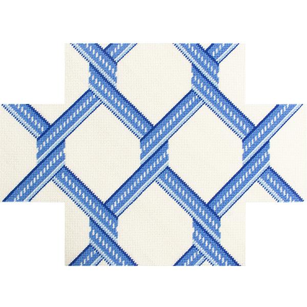 Nautical Brick Cover Printed Canvas Needlepoint To Go