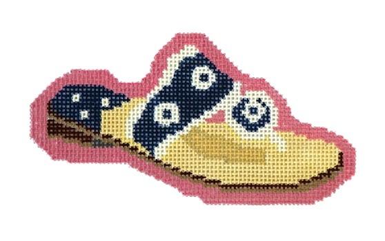 Navy Summer Sandal Painted Canvas PIP & Roo - 1