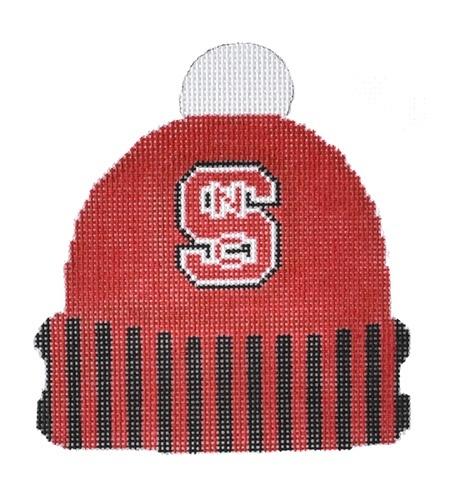 NC State Cap Painted Canvas Kristine Kingston - 1