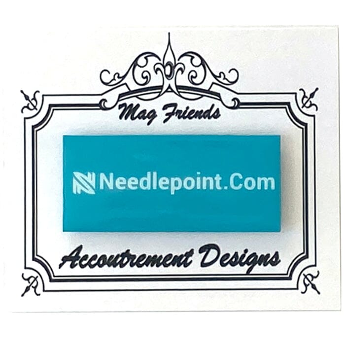 Needlepoint.Com Enamel Bar Magnet Turquoise Accessories Needlepoint.Com - 1