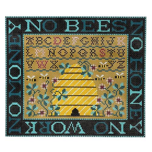No Bees, No Honey Painted Canvas Birds of a Feather - 1