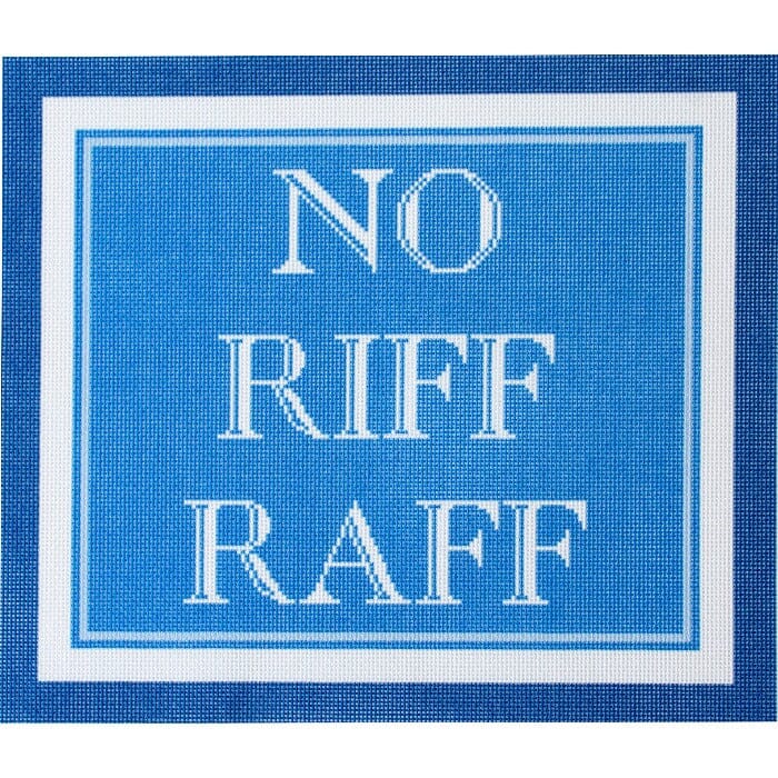 No Riff Raff Kit Kits Needlepoint To Go 