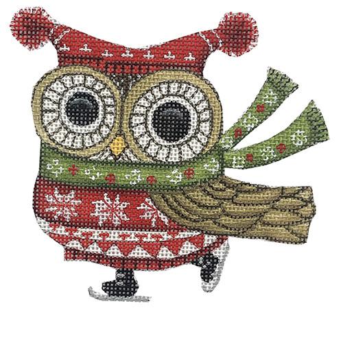 Nordic Owl Painted Canvas Painted Pony Designs - 1