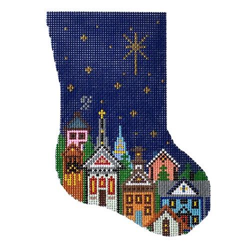 North Star Minisock Painted Canvas Silver Needle - 1
