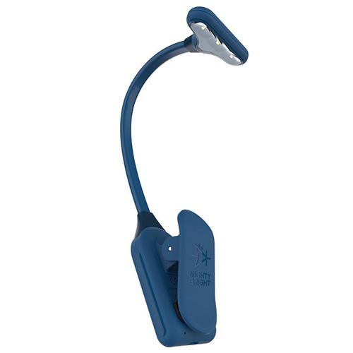 NuFlex Rechargeable LED Clip-On Light Accessories Mighty Bright Blue 