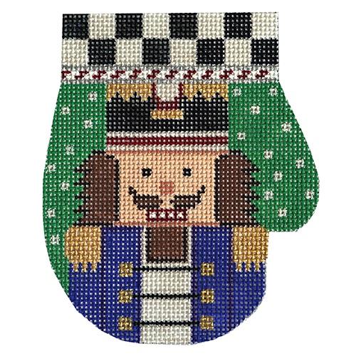 Nutcracker Mitten Painted Canvas The Meredith Collection - 1