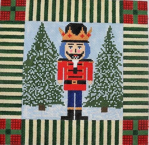 Nutcracker Pillow Painted Canvas Birds of a Feather - 1