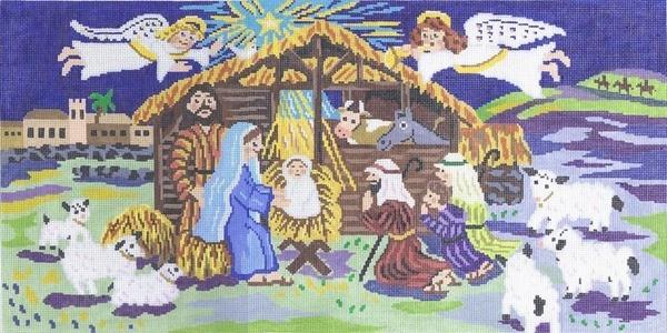 O Holy Night Painted Canvas Cooper Oaks Design