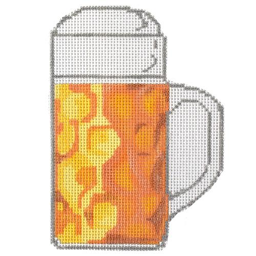 Octoberfest Beer Painted Canvas Blue Ridge Stitchery - 1