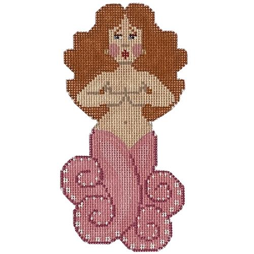 Octopus Mermaid Painted Canvas Labors of Love Needlepoint - 1