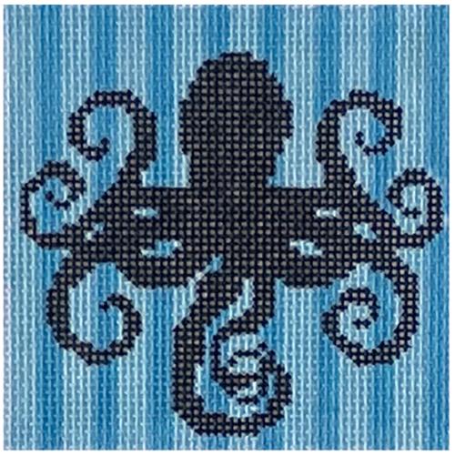 Octopus Square Painted Canvas The Meredith Collection - 1