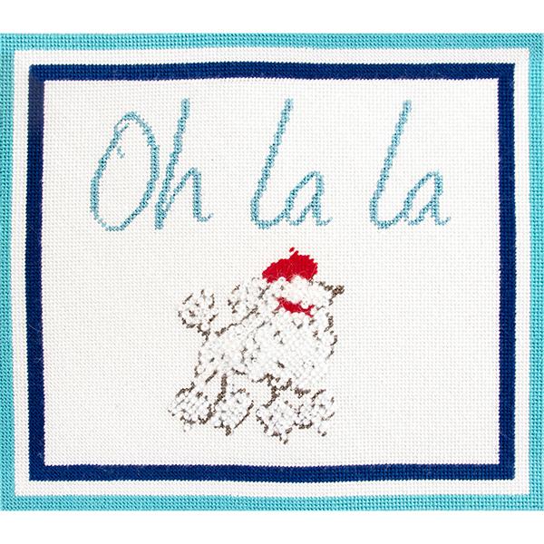 Oh La La Printed Canvas Needlepoint To Go