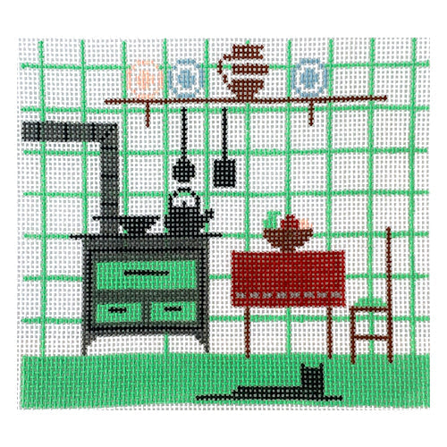 Old Fashioned Kitchen Painted Canvas Charley Harper - 1