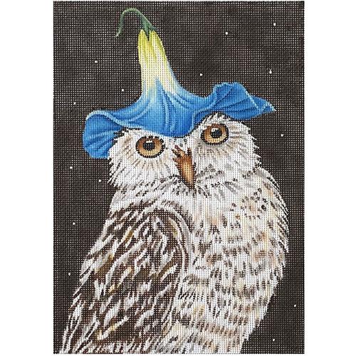 Olive Owl Painted Canvas Vicki Sawyer - 1