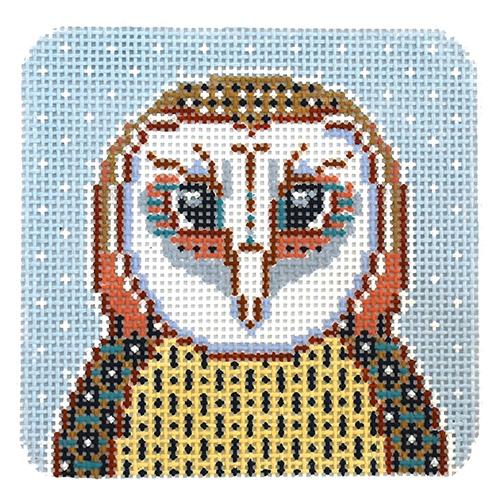 Olivier the Owl on 13 Painted Canvas Thorn Alexander - 1
