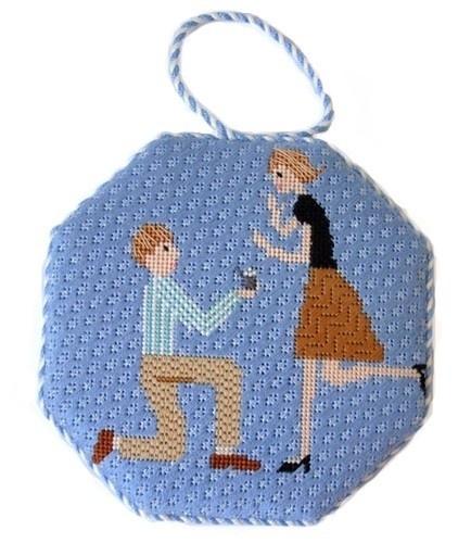 On Bended Knee Painted Canvas The Princess & Me - 1