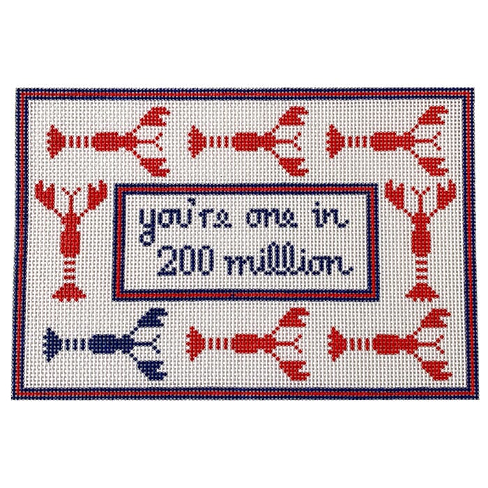One in 200 Million Painted Canvas Halcyon House Designs - 1
