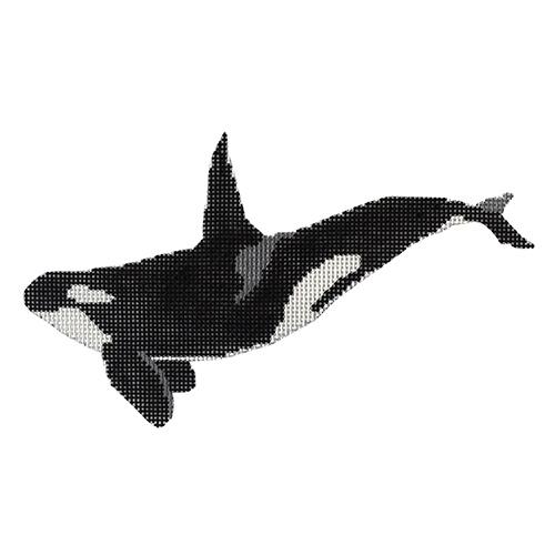 Orca Painted Canvas PIP & Roo