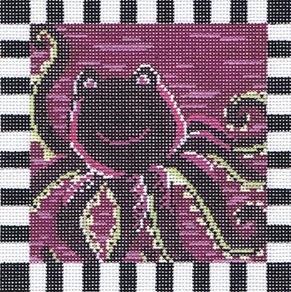 Oscar Octopus Painted Canvas Cooper Oaks Design - 1