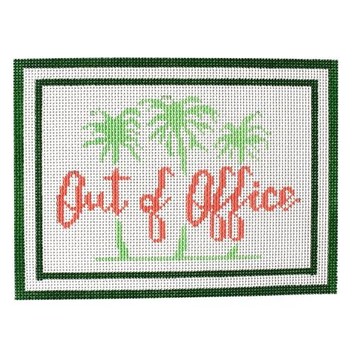 Out of Office Sign Painted Canvas Morgan Julia Designs - 1