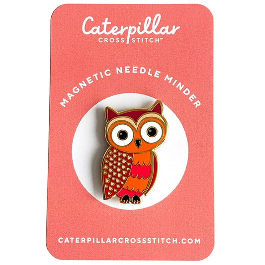 Owl Enamel Needleminder Accessories Caterpillar Cross 