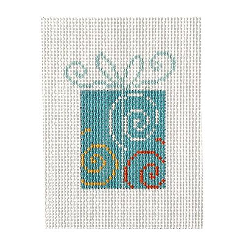 Package Blue Swirls Painted Canvas Pippin