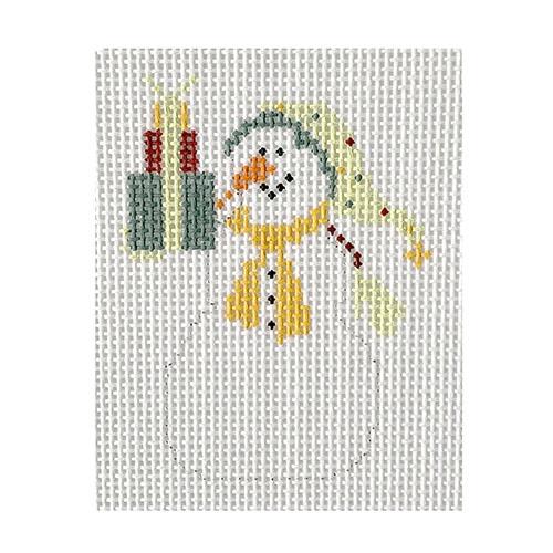 Packages Snowman Painted Canvas Pippin - 1