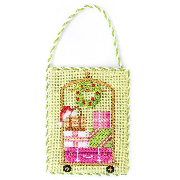 Palm Beach Christmas - Luggage Cart Kit Kits Needlepoint To Go 