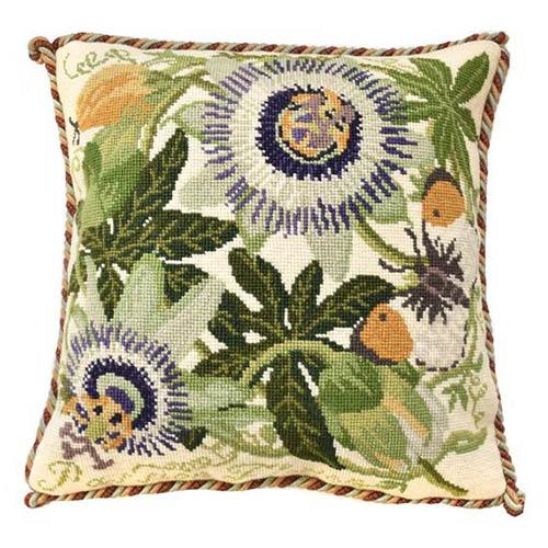 Passion Flower Needlepoint Kit Kits Elizabeth Bradley Design