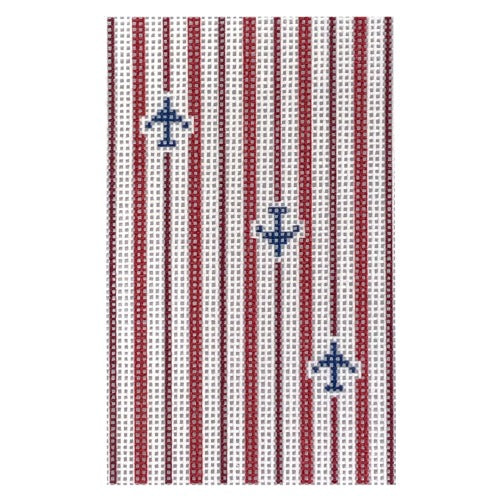 Passport Insert Airplanes on Red Stripes Printed Canvas Planet Earth Kit - 1