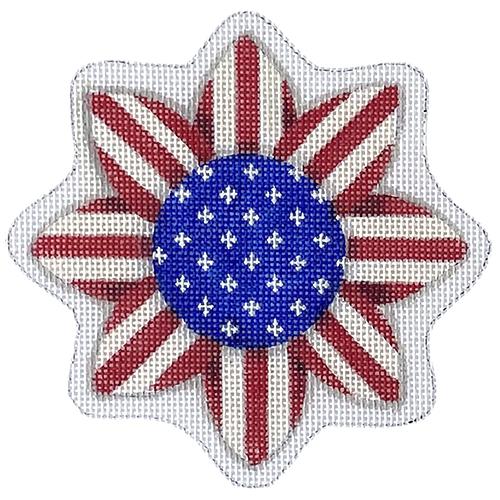 Patriotic Sunflower Painted Canvas Pepperberry Designs
