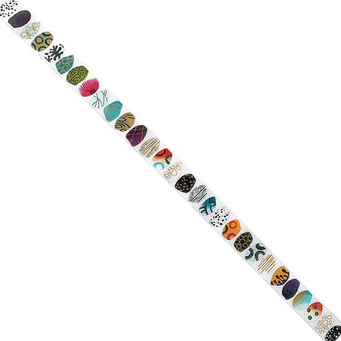 Patterned Agate Rocks Belt Painted Canvas Colors of Praise
