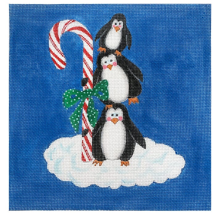 Penquin Janis Boehm Painted Canvas All About Stitching/The Collection Design - 1