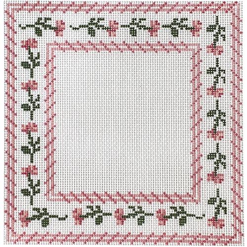 Peony Floral Frame Painted Canvas Rachel Barri Designs - 1