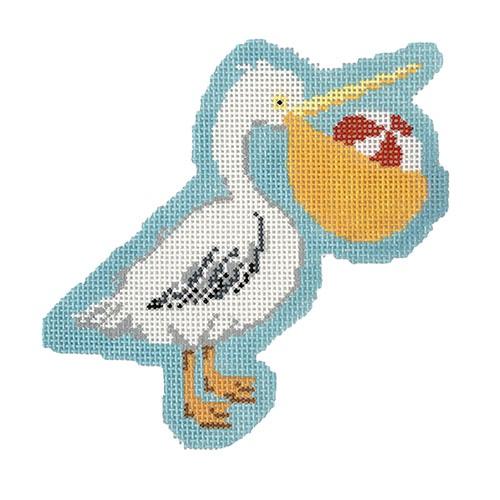 Perry the Pelican Needlepoint Needlepoint.Com