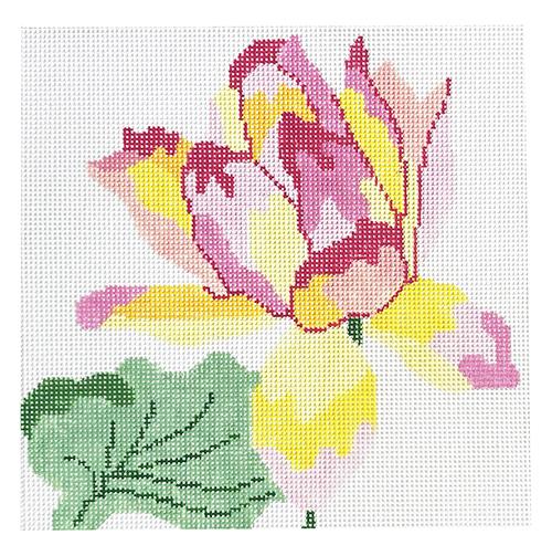 Petite Waterlily Painted Canvas Jean Smith - 1