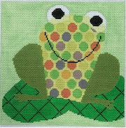 Philippe Frog Painted Canvas Birds of a Feather - 1